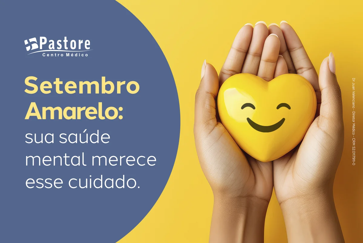 Setembro Amarelo - Cuidados com a sua saúde mental para controlar a ansiedade e estresse